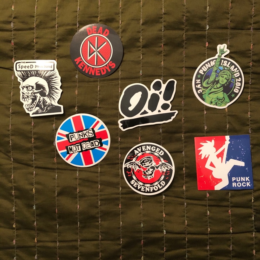 Punk Music Stickers